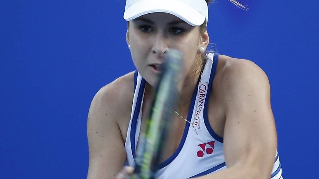 Belinda Bencic verlor ihren Satz gegen Agnieszka Radwanska aus Polen
