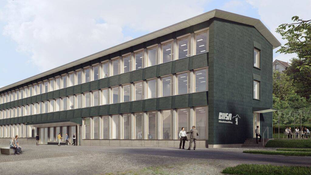 In Herisau hat am 2. Juli mit dem Spatenstich der Neubau eines Ausbildungsgebäudes der Armee begonnen.