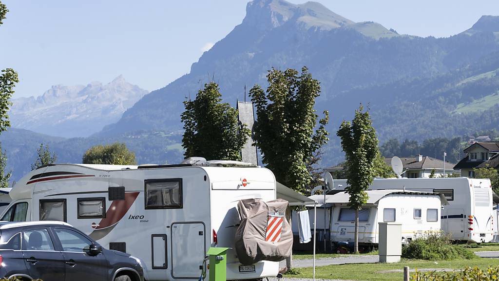 Campingplatz Buochs: 2023 war ein gutes Jahr für die Schweizer Parahotellerie. (Archivbild)