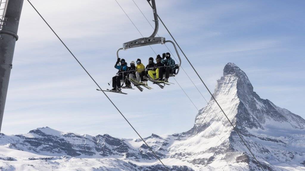 Die Schweizer Tourismusbranche konnte in diesem Februar mit den Hotelübernachtungen nicht ganz an den Spitzenwert vom Vorjahr anknüpfen. Es ist aber immer noch der zweitbeste Februar seit 2015.  (Themenbild)