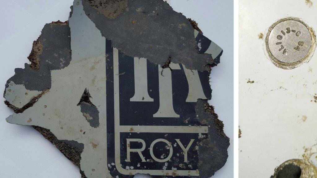 Überresten der verschollenen Malaysia-Airlines-Maschine? Nach dem Fund dieser Stücke im März sollen in Madagaskar neue Teile aufgetaucht sein. (Archivbild)