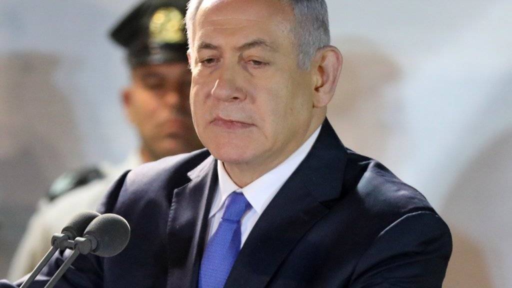 Ist gegenwärtig im Wahlkampfmodus: Israels Regierungschef Benjamin Netanyahu von der rechtskonservativen Likud-Partei. (Archivbild)