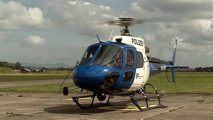 Unterstützung aus der Luft: Der einzige Polizeihelikopter der Schweiz