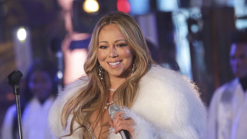 Mariah Carey bei einer Silvesterfeier auf dem Times Square