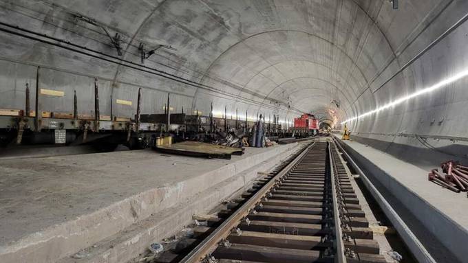 8 Kilometer lange Unfallstelle im Gotthard-Basistunnel ist geräumt
