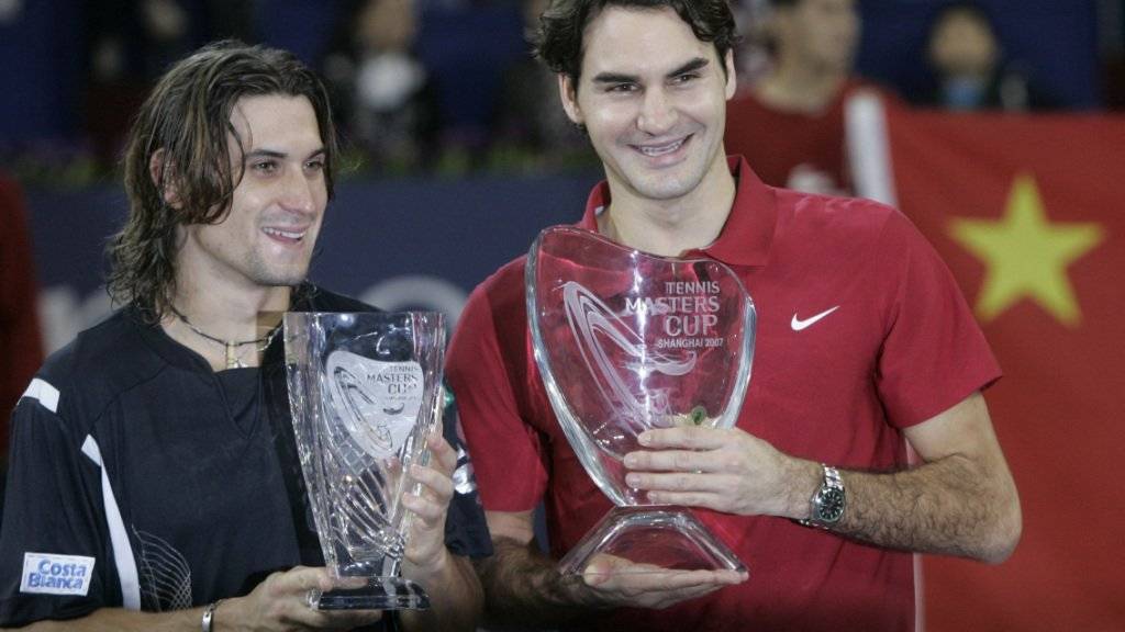 Nur einen konnte David Ferrer nie bezwingen: Roger Federer. Zum Beispiel 2007 im Final des Masters in Schanghai