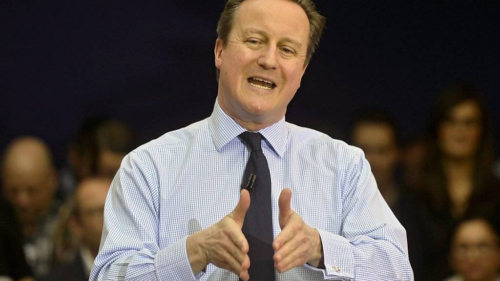 «Sprung ins Dunkle»: Grossbritanniens Premier David Cameron warnt vor einem «Brexit».