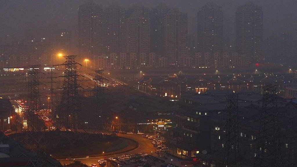 Smog-Alarm «Rot» für Peking