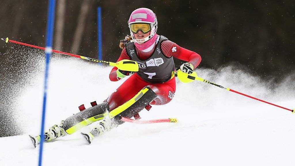Die bald 18-jährige Urnerin Aline Danioth sicherte sich an der Junioren-WM in Sotschi Gold in der Kombination