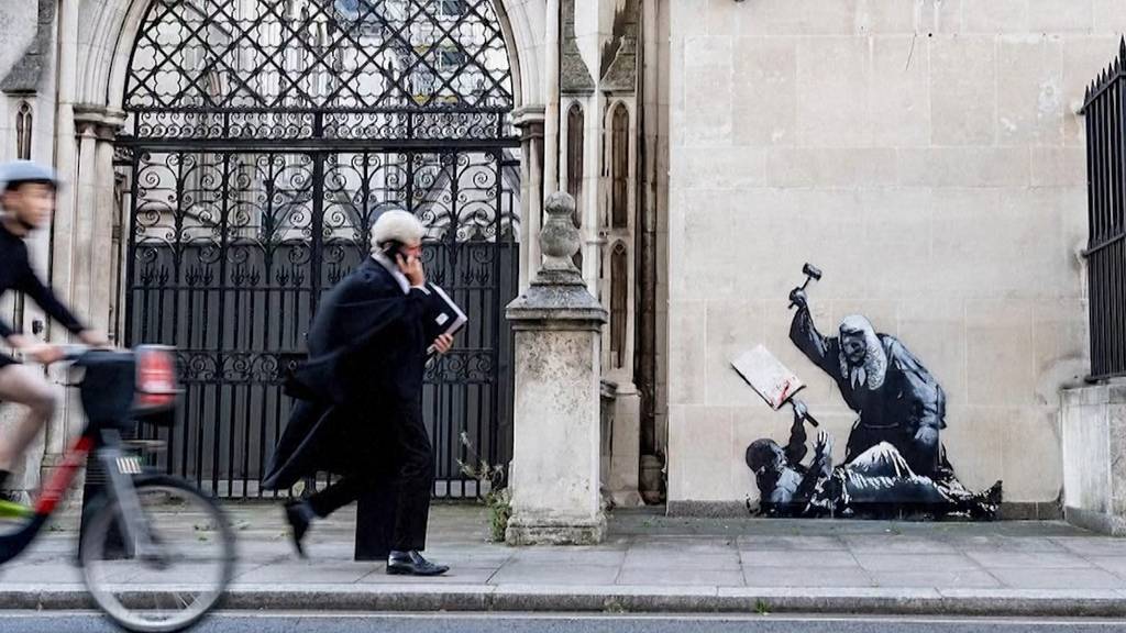 Neues Banksy-Werk in London soll wieder entfernt werden
