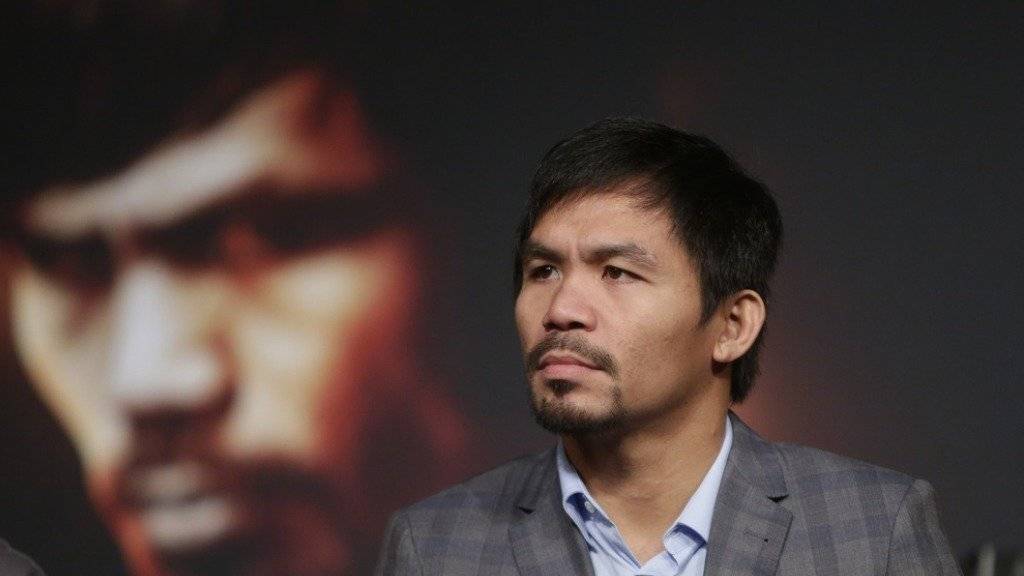Teilte verbal aus und hat nun Ärger deswegen: Boxer Manny Pacquiao (Archiv)