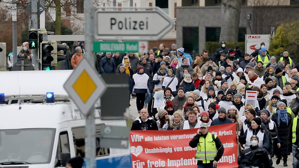 Wieder Demonstrationen gegen die Corona-Politik in Deutschland