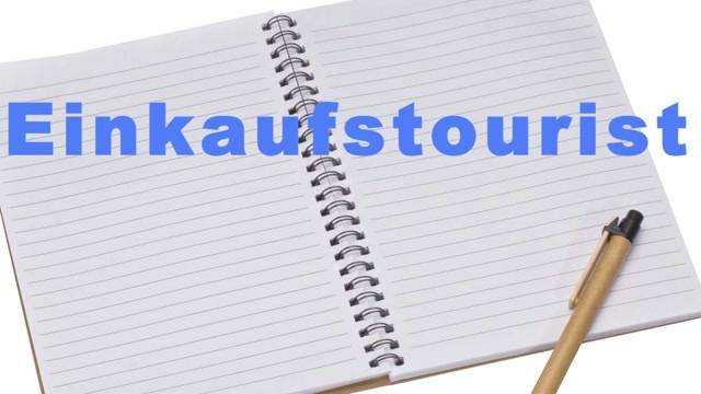 Einkaufstourist ist Wort des Jahres 2015
