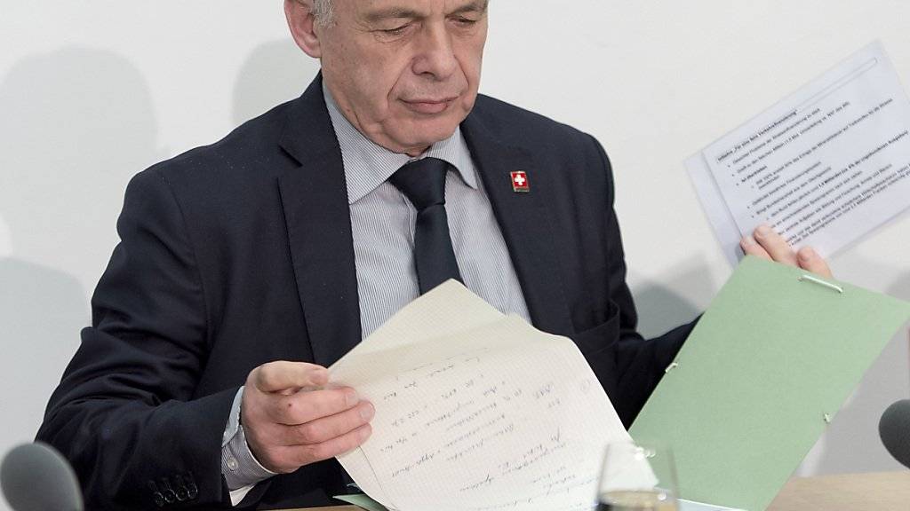 «Man muss diese Möglichkeiten schaffen»: Finanzminister Ueli Maurer über Briefkastenfirmen.