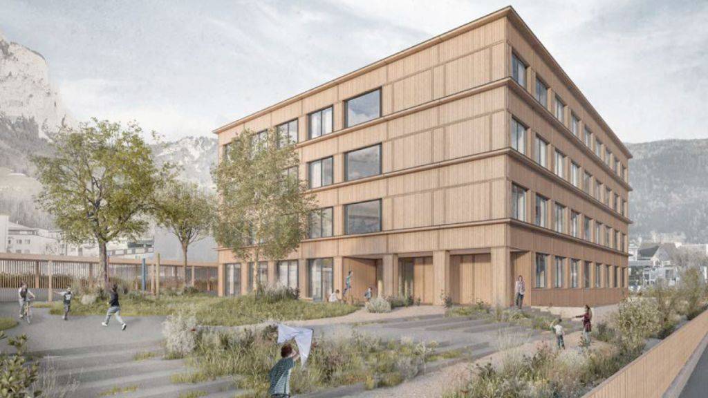 Das neue Heilpädagogische Zentrum Innerschwyz wird aus Holz gebaut.