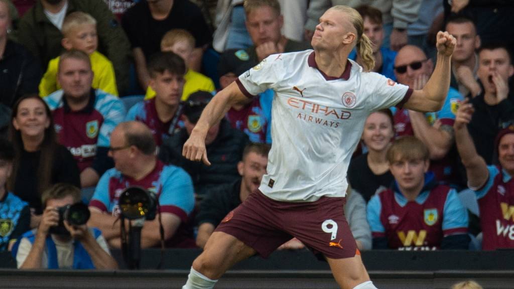 Manchester Citys Tormaschine Erling Haaland hat in der Saisonpause nichts von ihrer Wucht eingebüsst