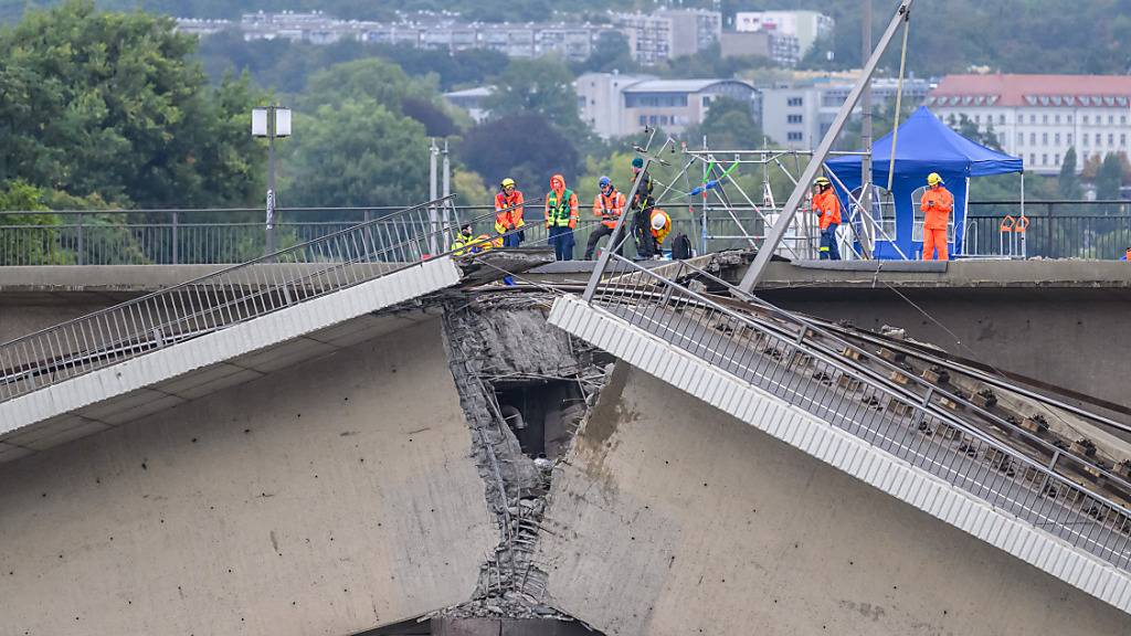 Carolabrücke: Arbeiten kommen gut voran