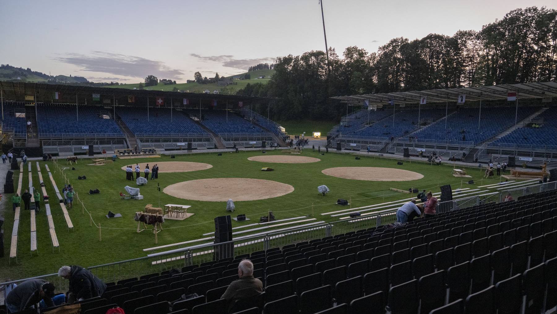 Das Jubiläumsschwingfest findet in Appenzell statt.