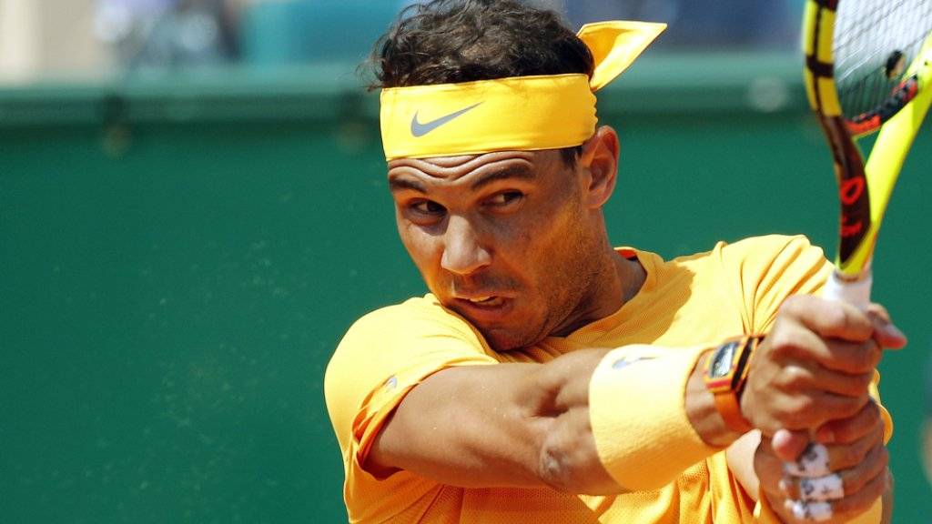 Spielt am Sonntag um seinen elften Titel in Monte Carlo: Rafael Nadal
