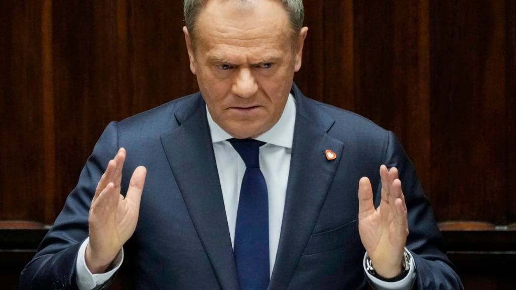 ARCHIV - Der polnische Ministerpräsident Donald Tusk. Foto: Czarek Sokolowski/AP/dpa/Archivbild