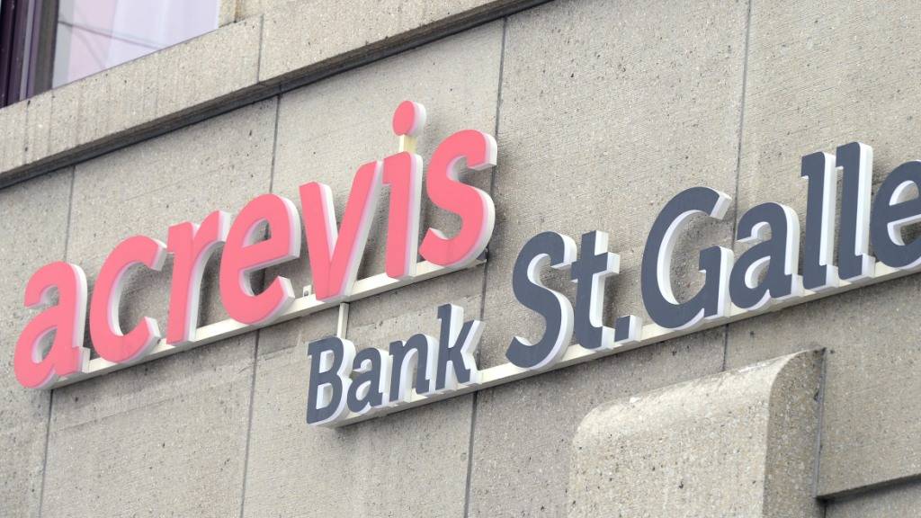 Die Acrevis Bank mit Hauptsitz in St. Gallen fusioniert mit der Regiobank Männedorf. (Archivbild)