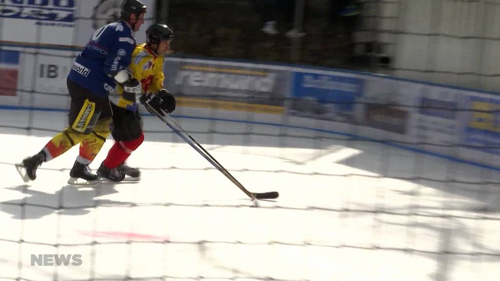 Oldies but Goldies: Ehemalige Hockeylegenden spielen gegeneinander