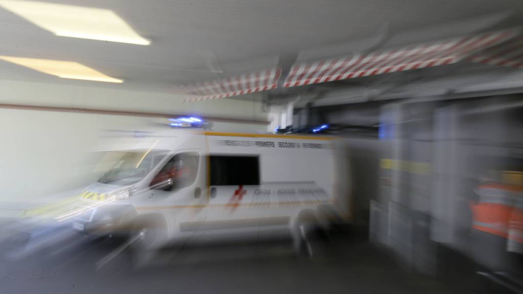 ARCHIV - Ein französischer Krankenwagen fährt ab (Archivbild). Foto: David Vincent/AP/dpa
