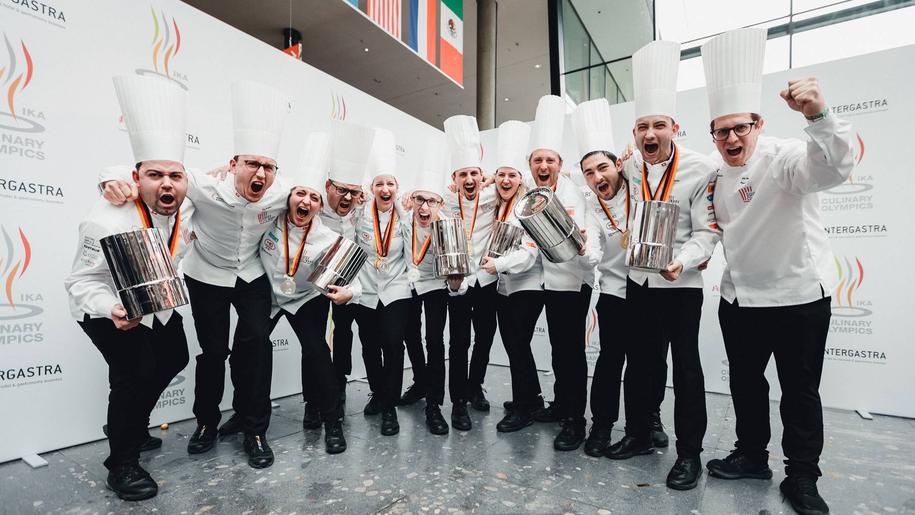 Schweizer Kochnati an der Olympiade der Köche in Stuttgart