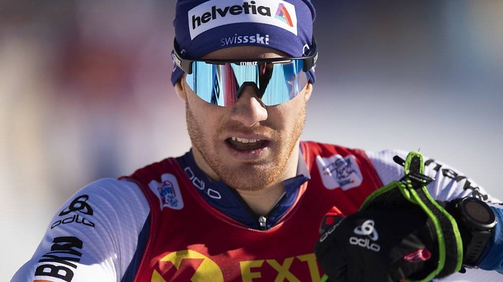 Dario Cologna kann im Kampf um einen Podiumsplatz in der Tour de Ski in Oberstdorf keine Zeit auf seine Konkurrenz gutmachen
