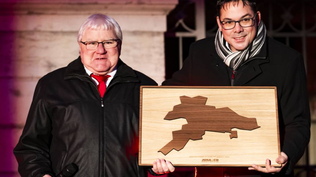 Stadt Moutier feiert den Wechsel von Bern zu Jura