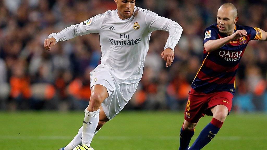 Traf in der 85. Minute zum 2:1-Schlussstand für Real gegen den FC Barcelona: Cristiano Ronaldo