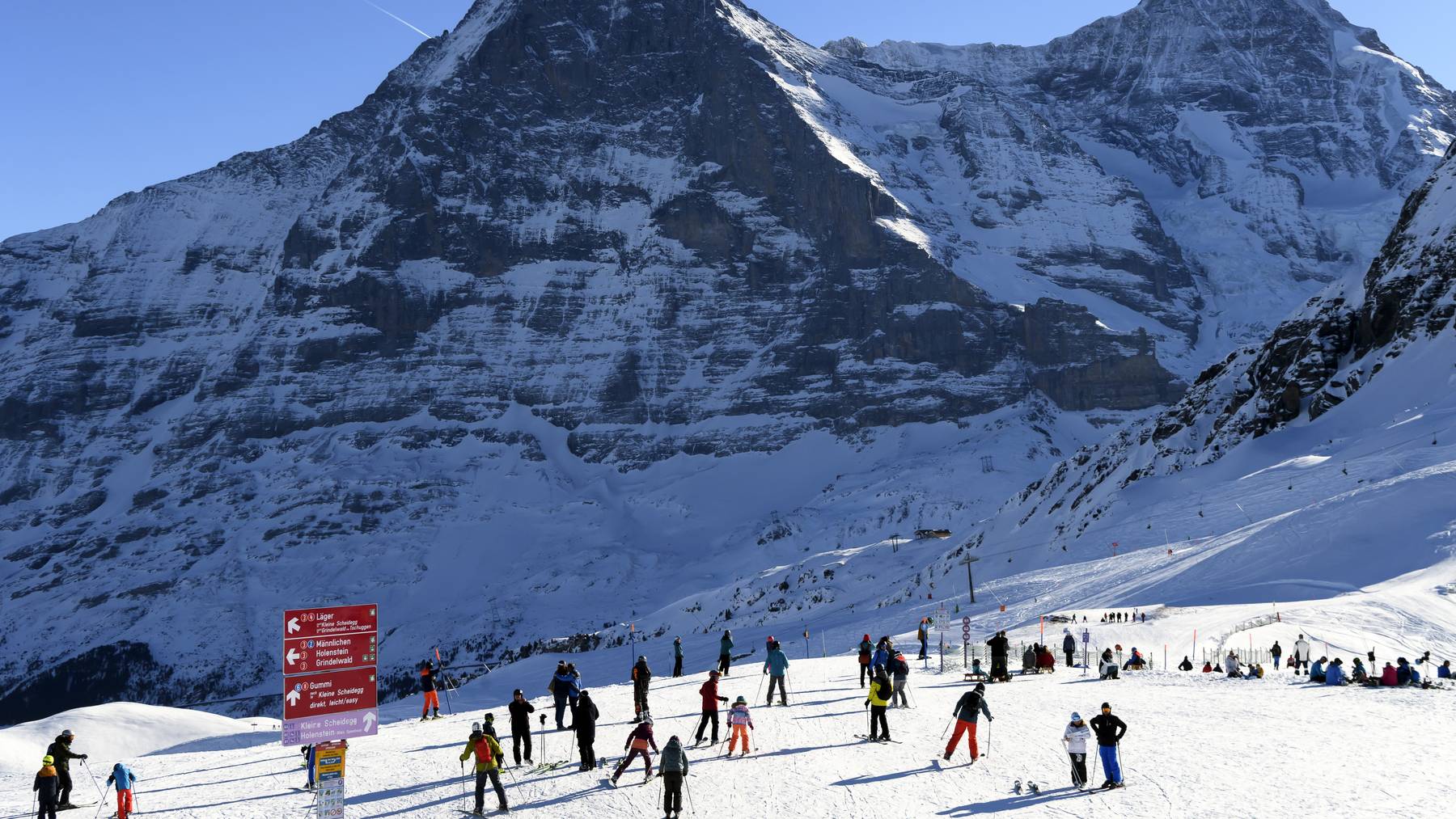 Das Jungfrau-Skigebiet mit Ausblick auf Eiger und Mönch. (Archivbild)