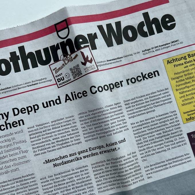 «Wir verabschieden uns»: Die Solothurner Woche wird eingestellt