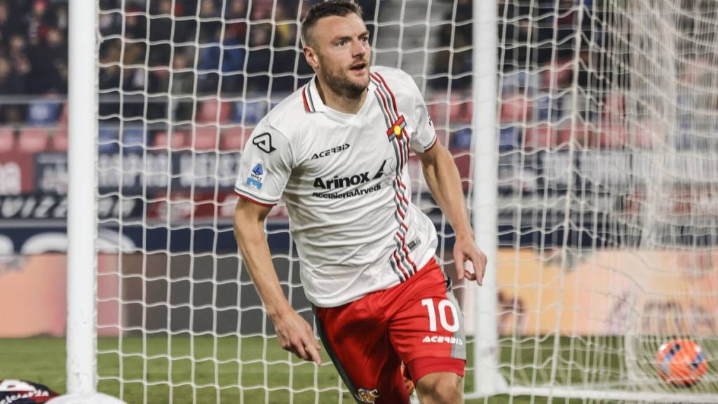 Jamie Vardy traf in Bologna gleich zweimal für Cremonese