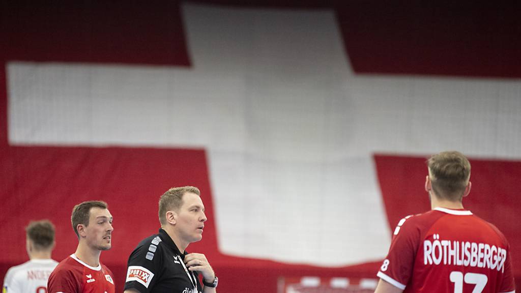 Die Schweizer Nationalmannschaft der Handballer mit Nationalcoach Michael Suter hat ein neues Fernziel: Die Heim-EM 2028.