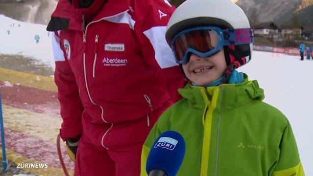 Skischule für körperlich behinderte Kinder