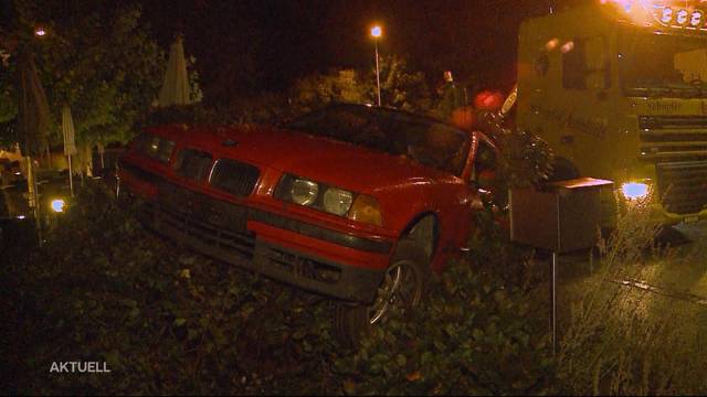 Autounfall in Kölliken mit 1,6 Promille