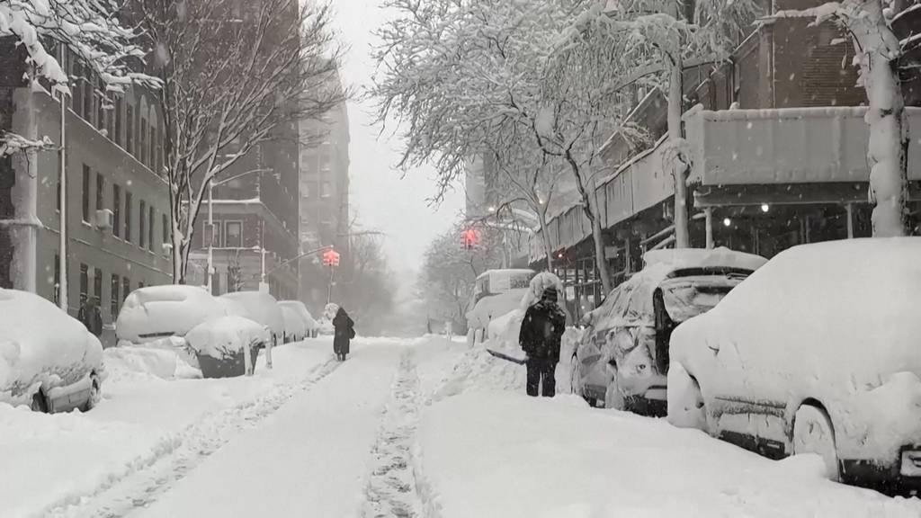 Schnee-Wahnsinn in New York: «So einen Sturm erlebt man einmal im Leben»