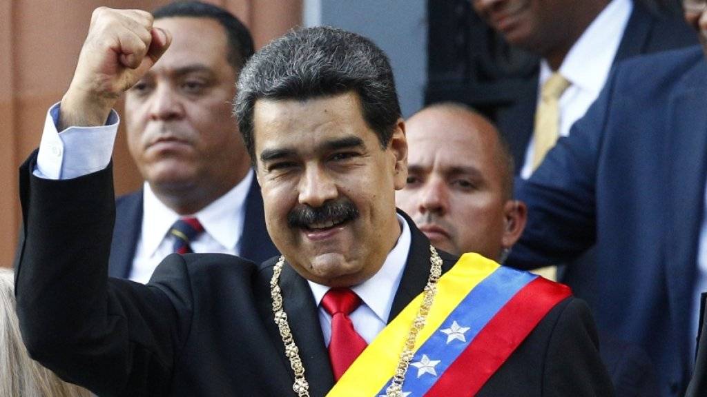 Hat Gespräche mit der Opposition vorerst gestoppt: Venezuelas Staatschef Nicolás Maduro.