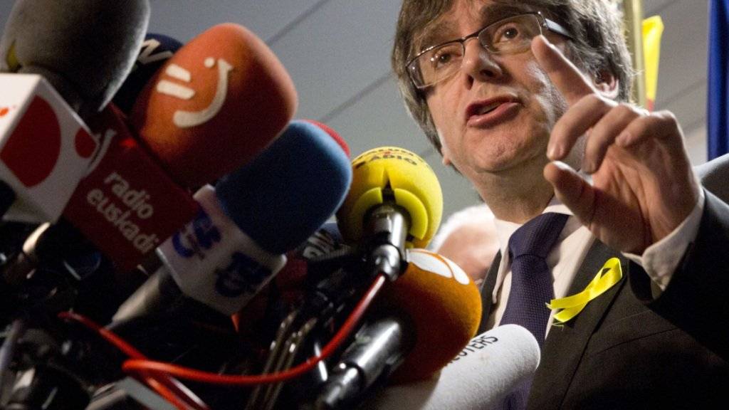 Will aus dem Exil in Belgien zurück an die Macht in Katalonien: der abgesetzte katalanische Regionalpräsident Carles Puigdemont. (Archivbild)
