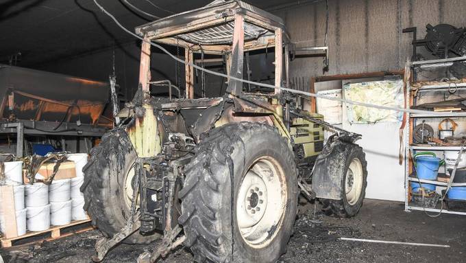 100'000 Franken Sachschaden nach Brand in Werkhof