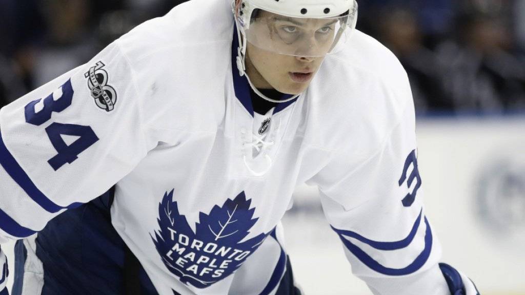Ein wild entschlossener Auston Matthews will mit den Toronto Maple Leafs unbedingt in die NHL-Playoffs
