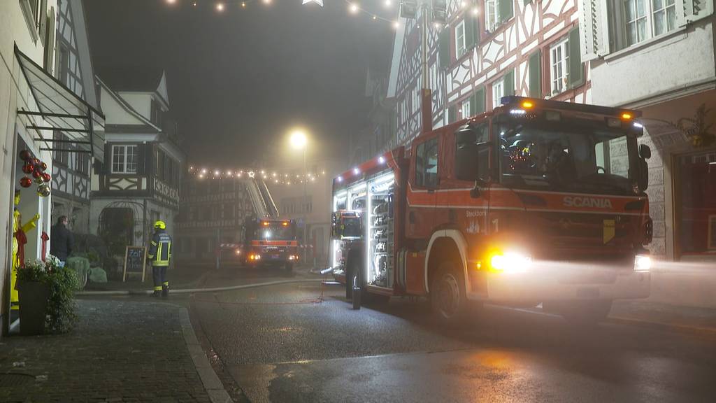 Feuer in Treppenhaus in Steckborn ausgebrochen – drei Personen verletzt