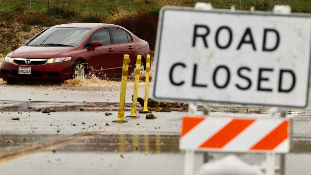 Überschwemmungen und Tote bei Wintersturm in Kalifornien