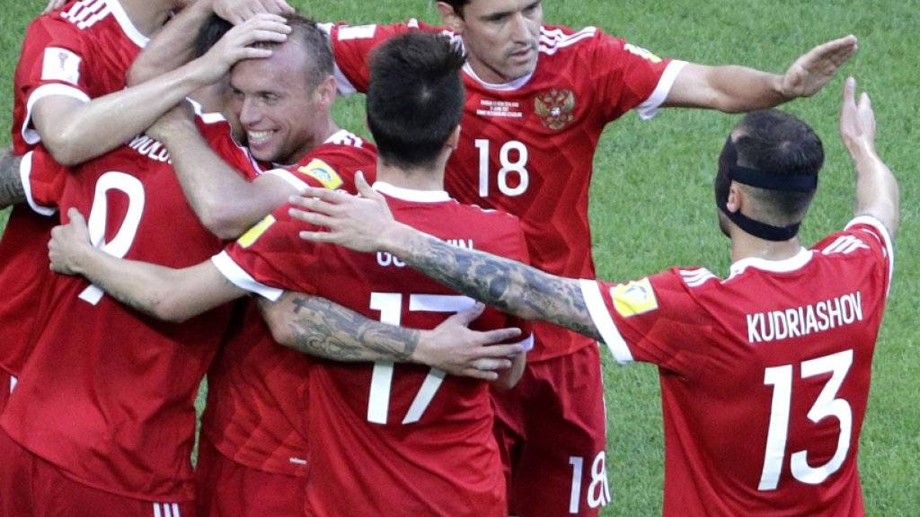 Die Sbornaja feiert zum Auftakt des Confederations Cup einen ungefährdeten Sieg über Neuseeland