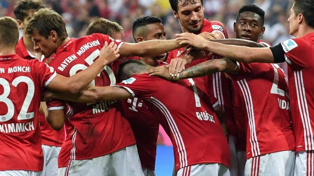 Bayern München hatte schon wieder viel Grund zum Jubeln
