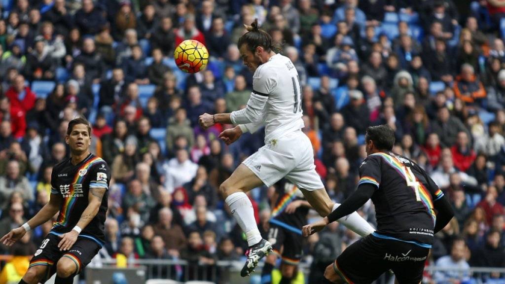 Gareth Bale führte mit vier Treffern Real Madrid zu einem Kantersieg gegen Rayo Vallecano