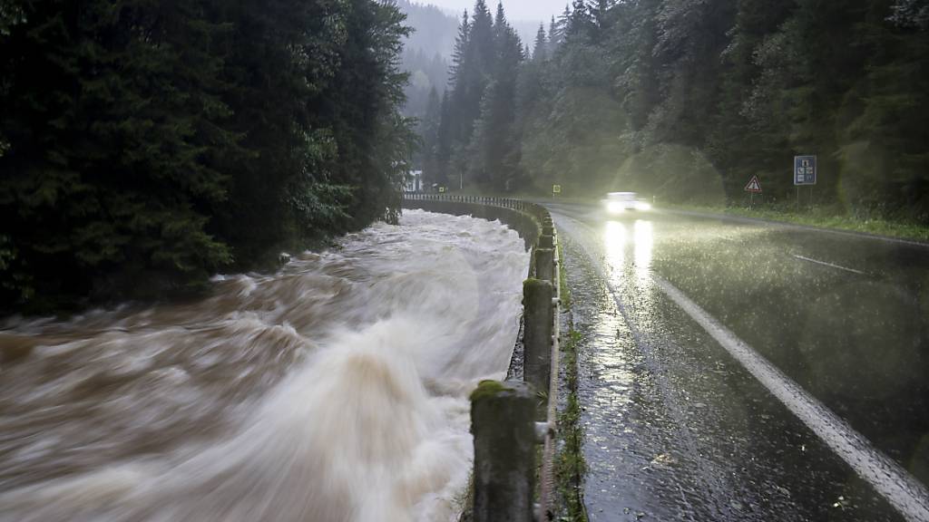 Die Elbe ist nach dem Dauerregen zu einem reißenden Fluss geworden. Foto: Deml Ondøej/CTK/dpa