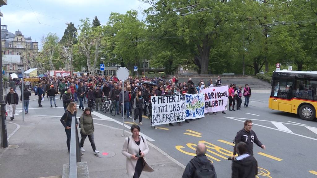 Solidaritätsdemo für Fabrikool 