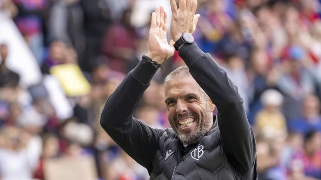 Fabio Celestini, Trainer des FC Basel, hat derzeit allen Grund zur Freude